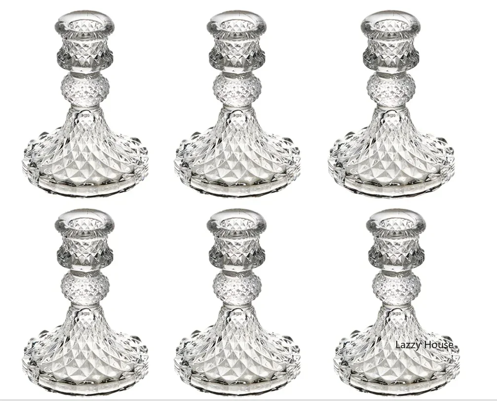 Centerpiece Stick - Bougeoirs en cristal, pièce maîtresse pour