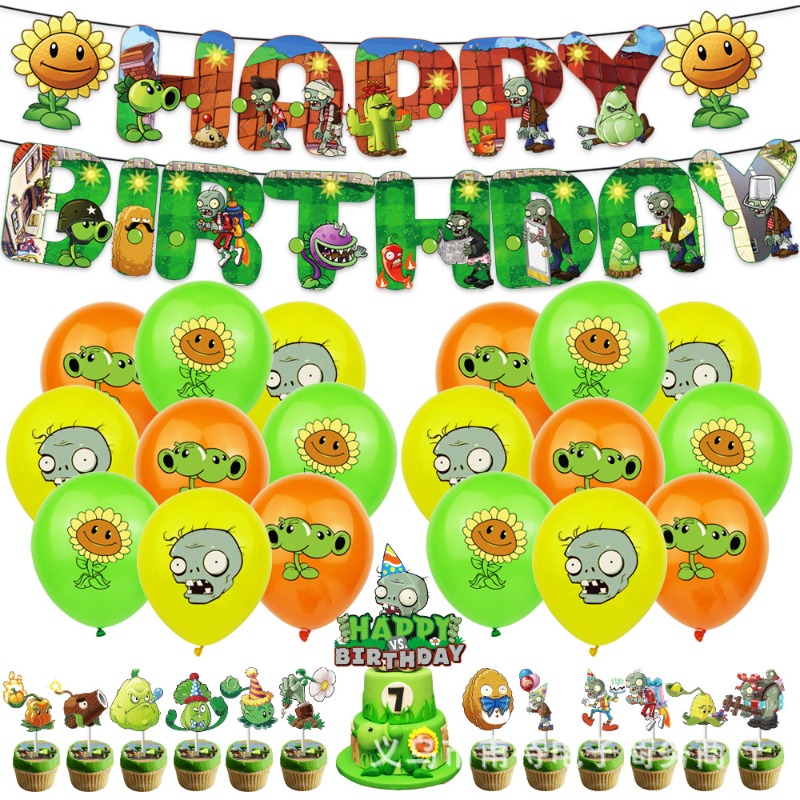 Event Supplies - Nouvelles décorations de fête Plants Vs