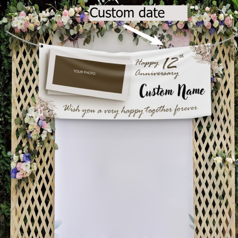 Event & Party Supply Photos - Décorations d'anniversaire personnalisées, bannière personnalisée parfaite
