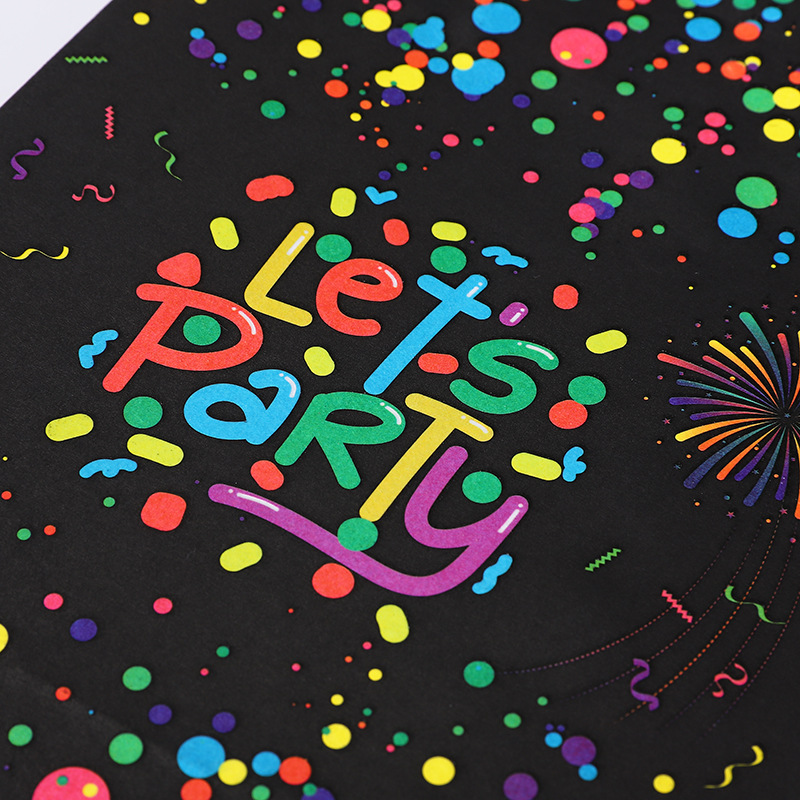 Sac cadeau en papier néon avec - Let'S Party Event Supply avis et prix