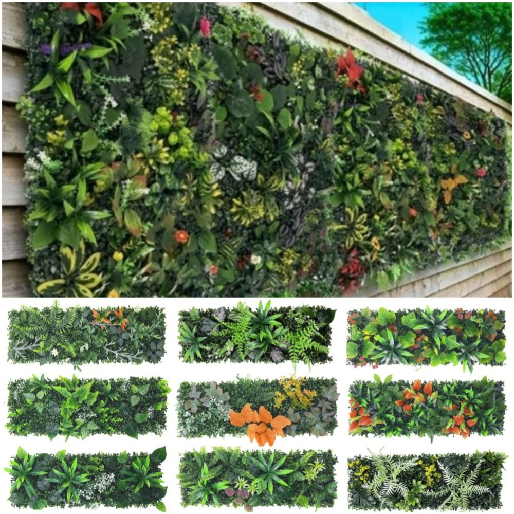 Panneau mural de plantes artif - Flower Wall Panel avis et prix