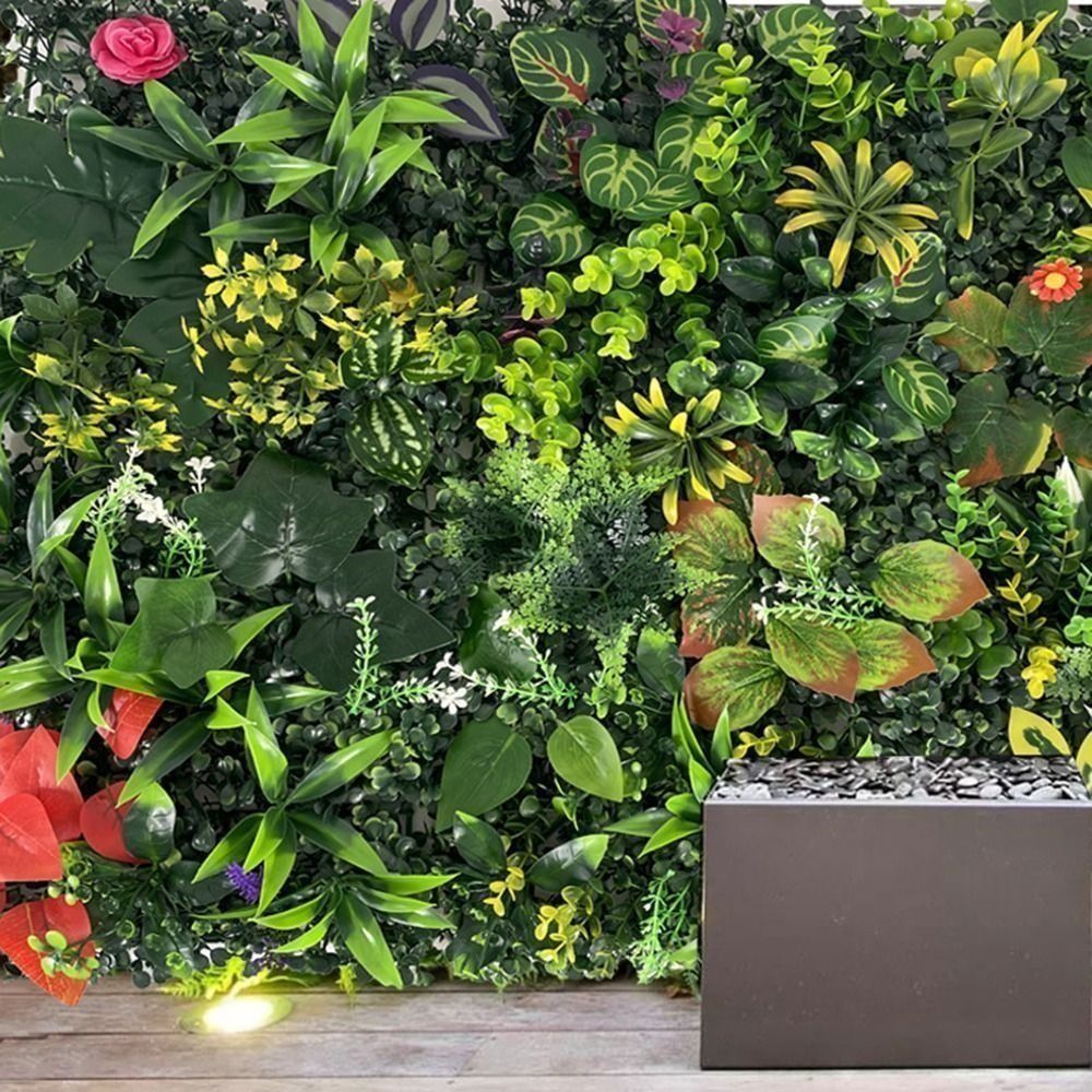 Panneau mural de plantes artif - Flower Wall Panel avis et prix