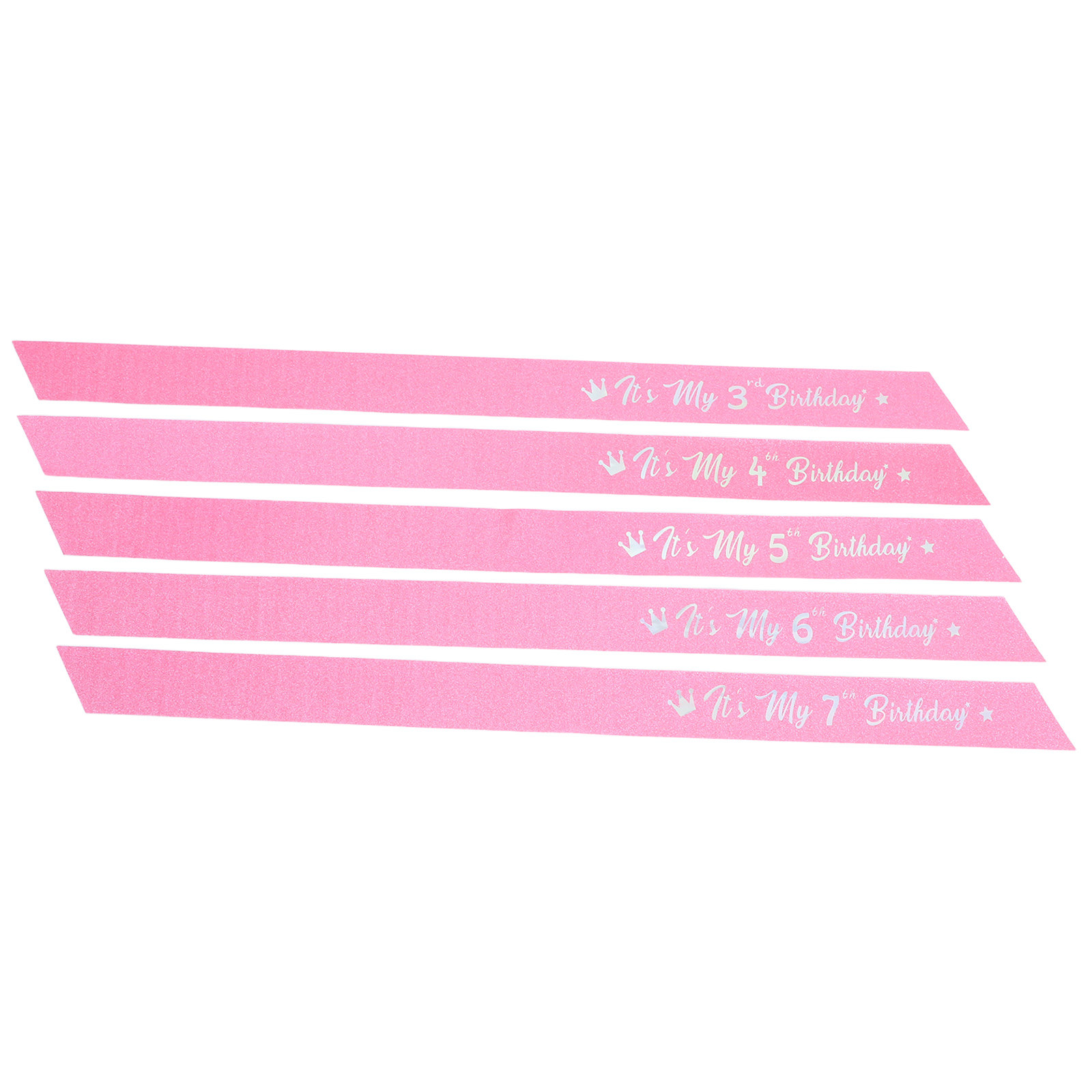 Ensemble de 5 pièces de bander - Birthday Sash Glitter avis et prix
