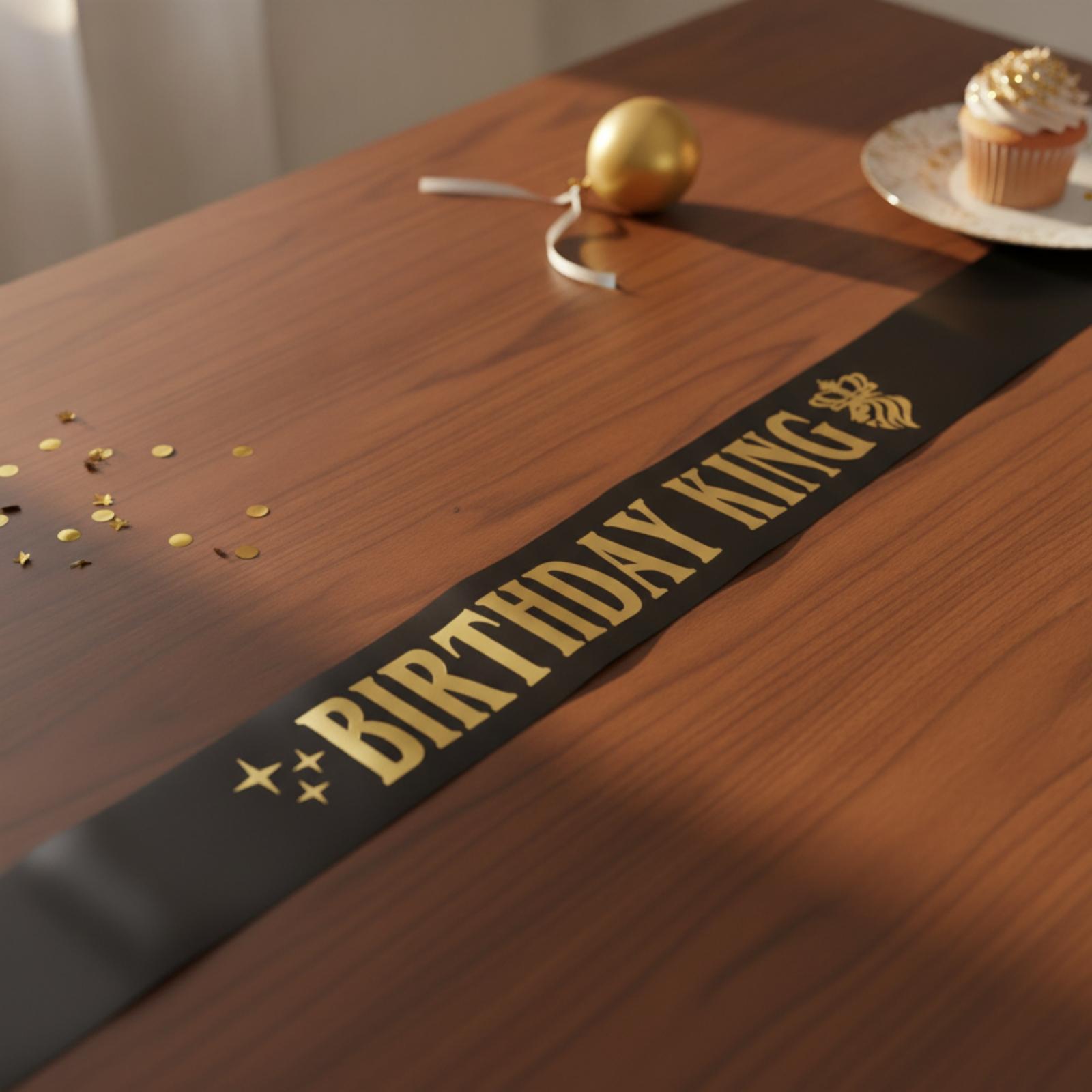 Couronne de roi pour fête d'an - Birthday Sash Glitter avis et prix
