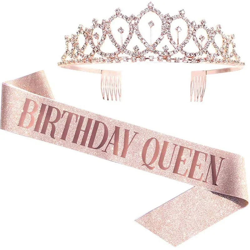 Couronne d'anniversaire en cri - Birthday Sash Glitter avis et prix