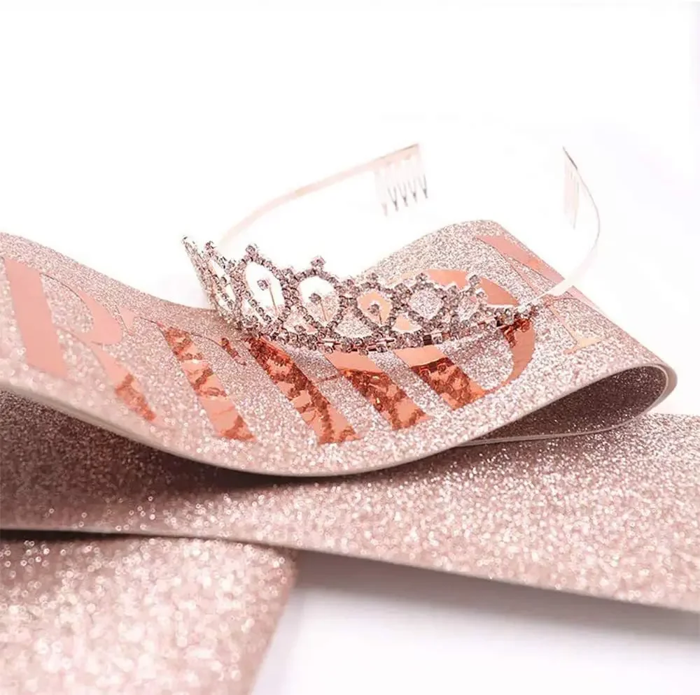Couronne d'anniversaire en cri - Birthday Sash Glitter avis et prix