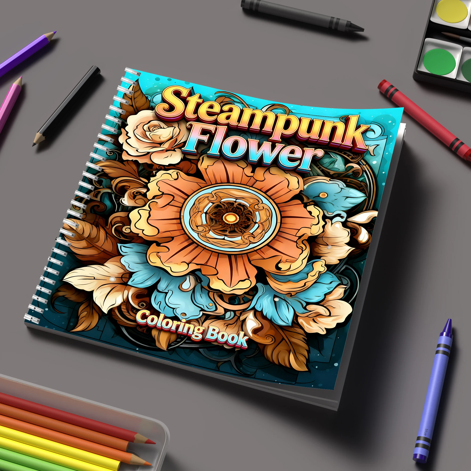 Livre de coloriage Steampunk F - Supply Event avis et prix