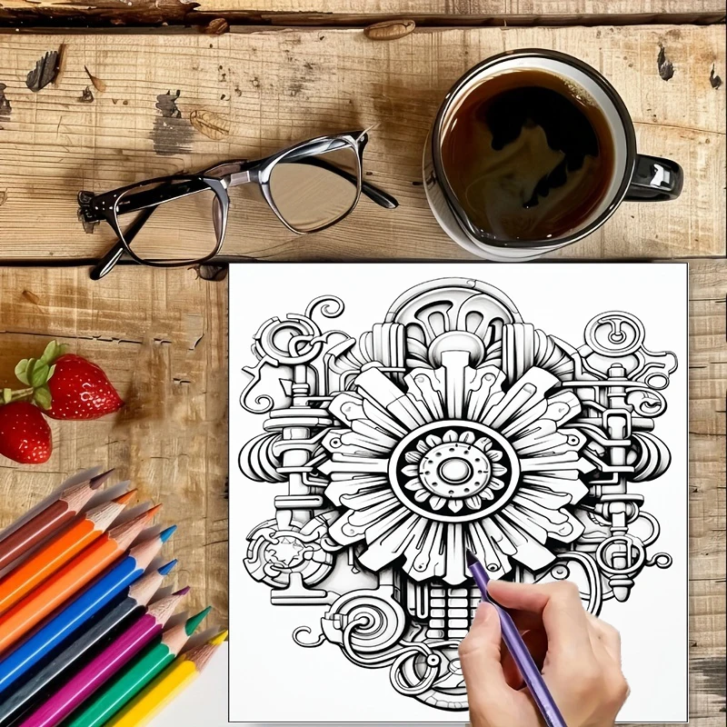 Livre de coloriage Steampunk F - Supply Event avis et prix
