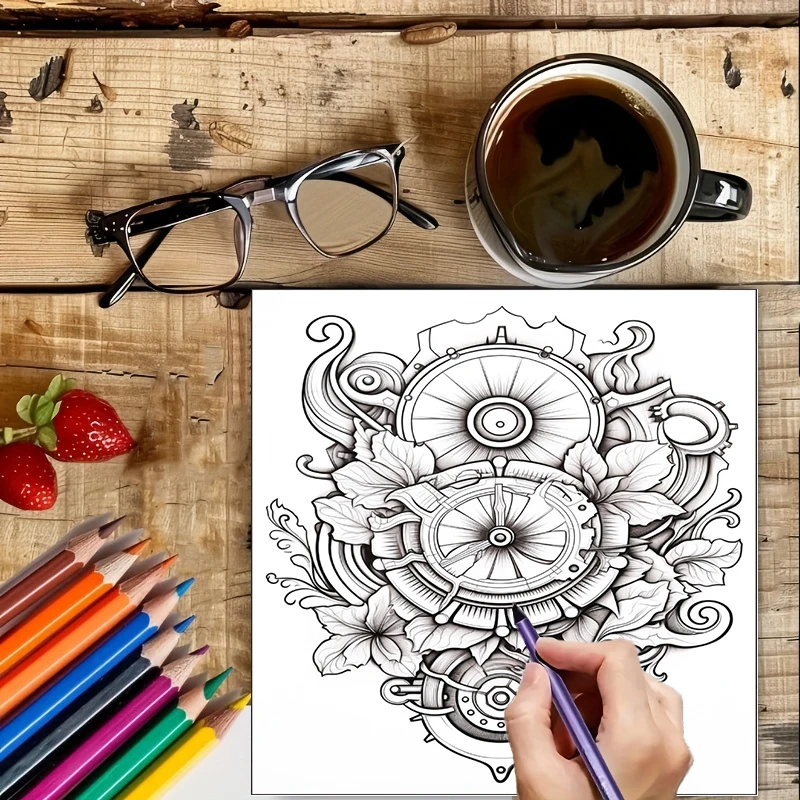 Livre de coloriage Steampunk F - Supply Event avis et prix