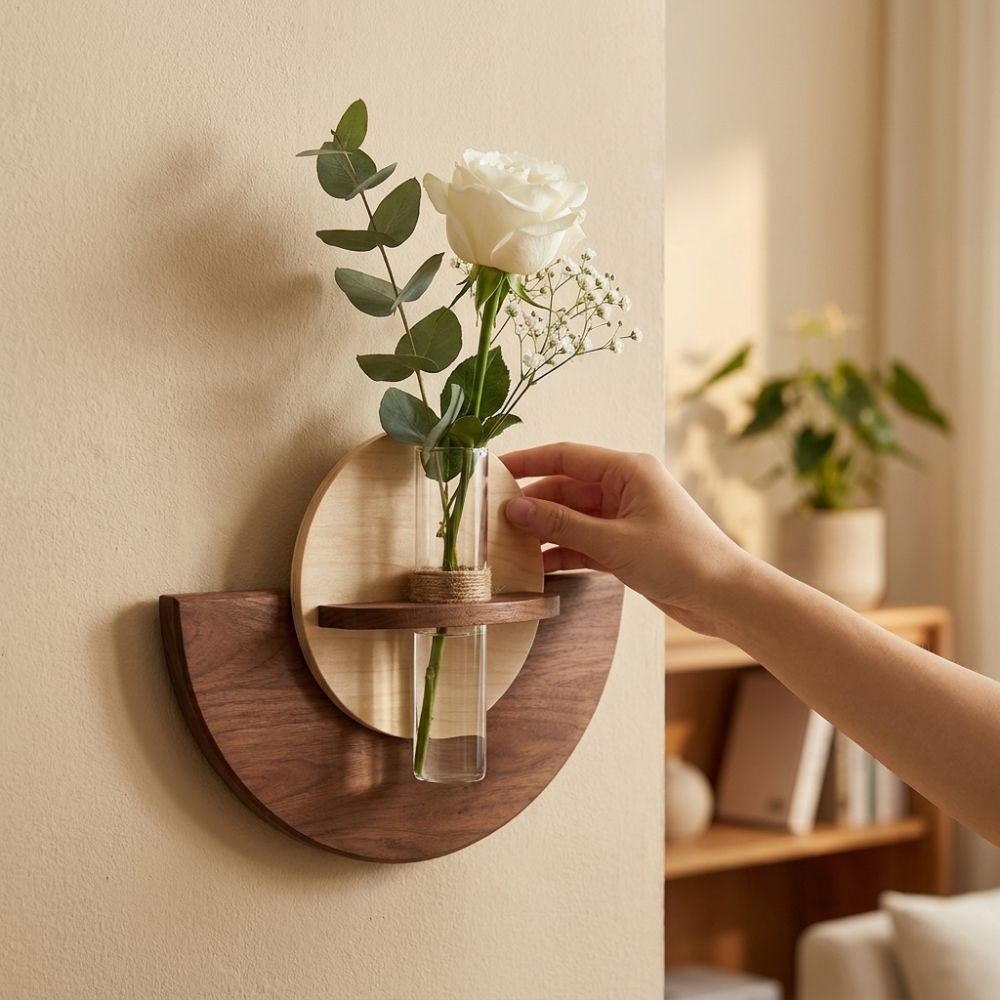Étagère murale ovale en bois p - Flower Wall Panel avis et prix