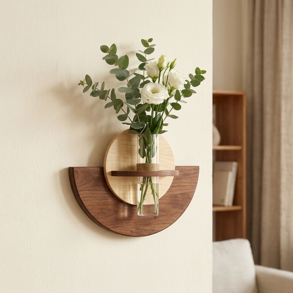 Étagère murale ovale en bois p - Flower Wall Panel avis et prix