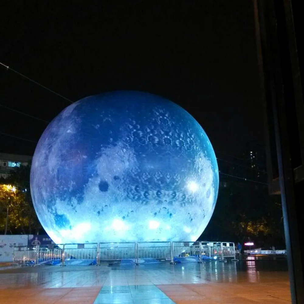 Boule de lune bleue gonflable  - Led Balloon Light avis et prix