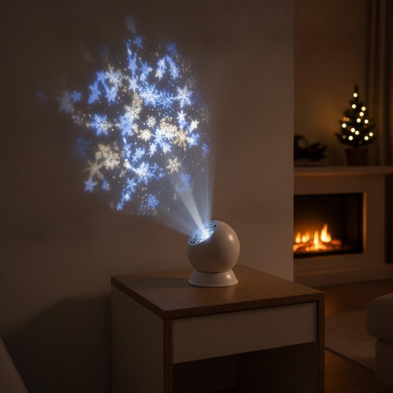 Lampe projecteur LED flocon de - Event & Party Supply Photos avis et prix