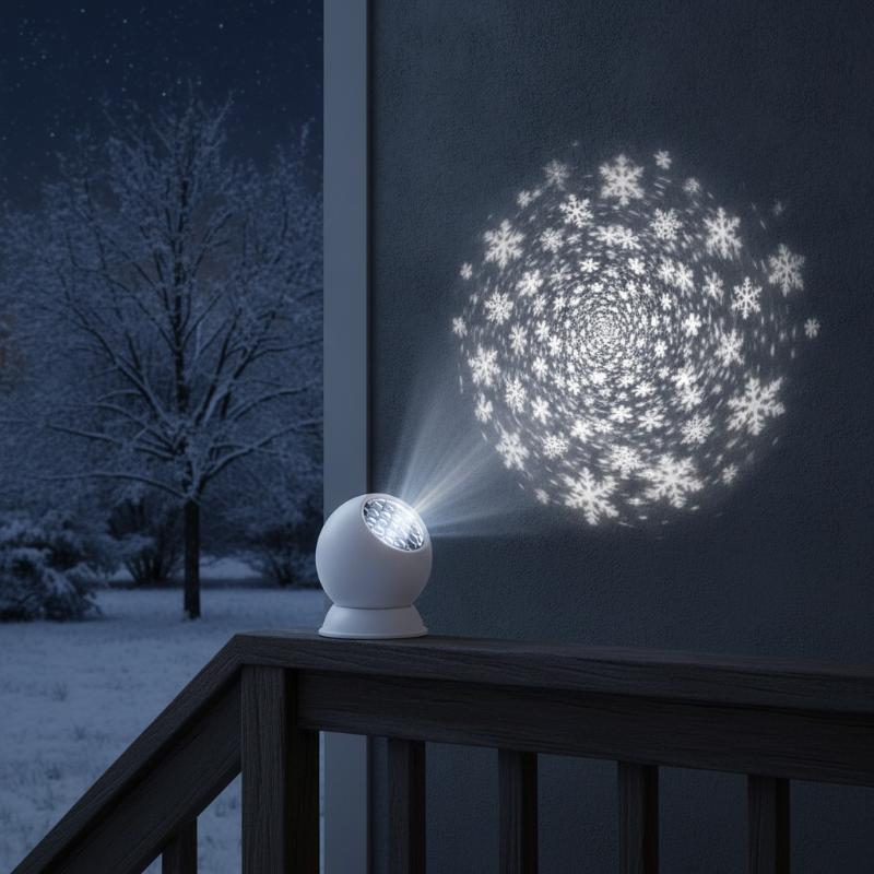 Lampe projecteur LED flocon de - Event & Party Supply Photos avis et prix